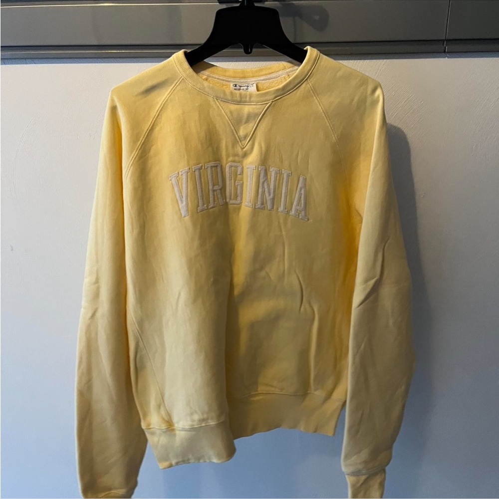 NWOT University of Virginia Yellow Crewneck Sweatshirt